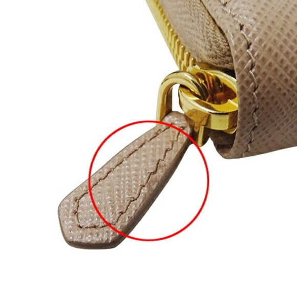 PRADA Beige Saffiano Wallet - Picture 12 of 12